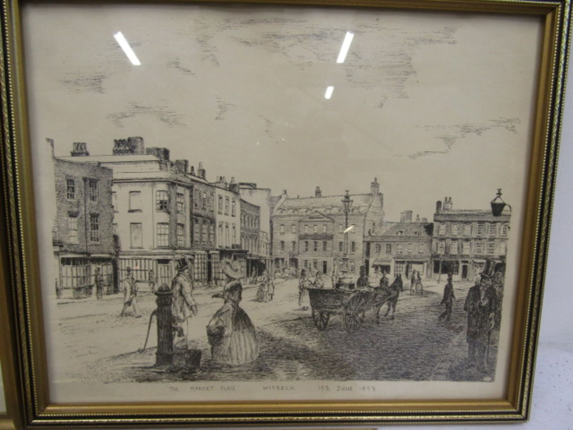 Wisbech etchings plus a few pictures - Image 3 of 13