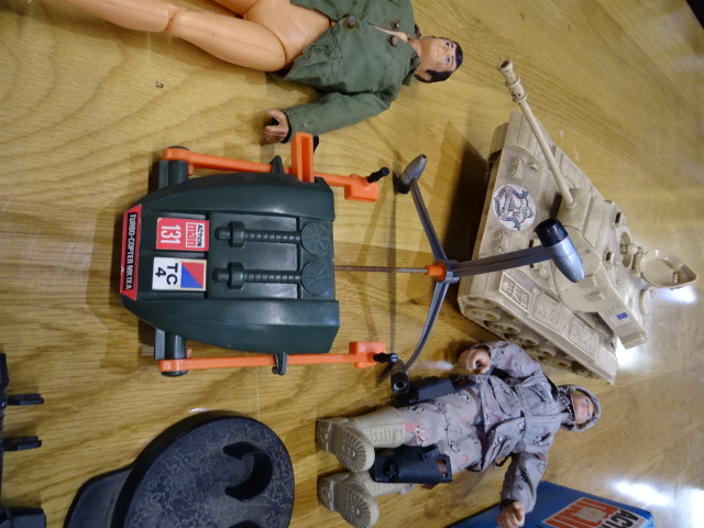 Vintage boxed Palitoy Action Man 'Skyhawk', G.I.JOE action figure and diecast cannons to include - Image 4 of 7