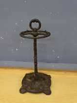 Cast iron stick stand (base needs tightening)