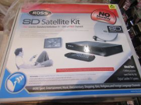 complete satellite system in box