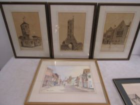 Local area- Geoffrey Wilkinson Kings Lynn ltd edition prints signed in pencil plus Eileen Bunten