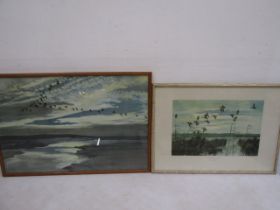 2 Peter Scott prints and 2 others