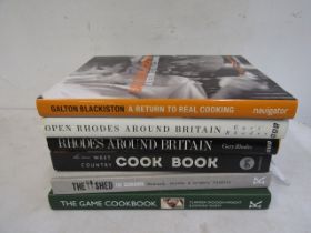 Blackiston signed 'a return to real cooking' book along with 5 others inc The Game cookbook, The