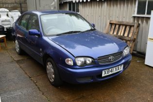 2000 Toyota Corolla 1.6 VVTi GS 5dr petrol automatic , First registration: November 2000, 70,000