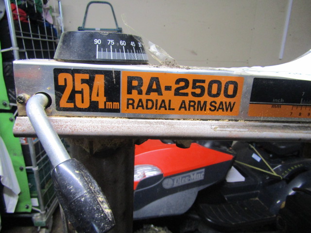 Ryobi radial arm saw (no plug) - Image 2 of 6
