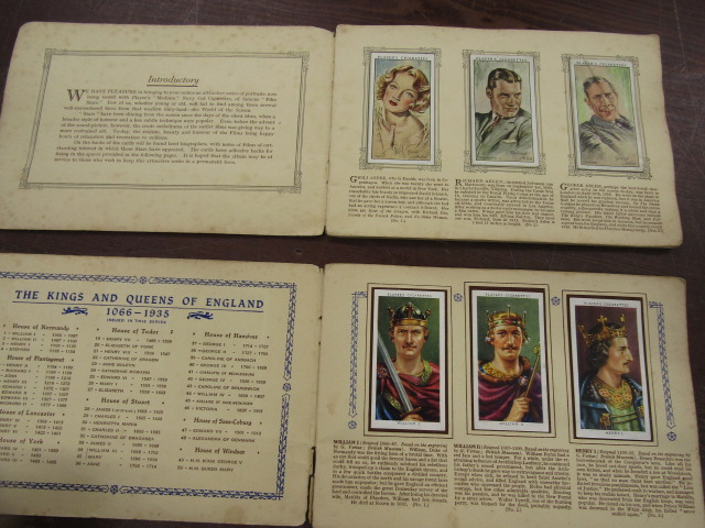 Vintage cigarette card books, loose modern cards and a bag of circulated stamps - Image 5 of 11