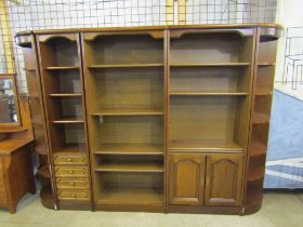 Large wall unit H196cm W280cm D40cm approx