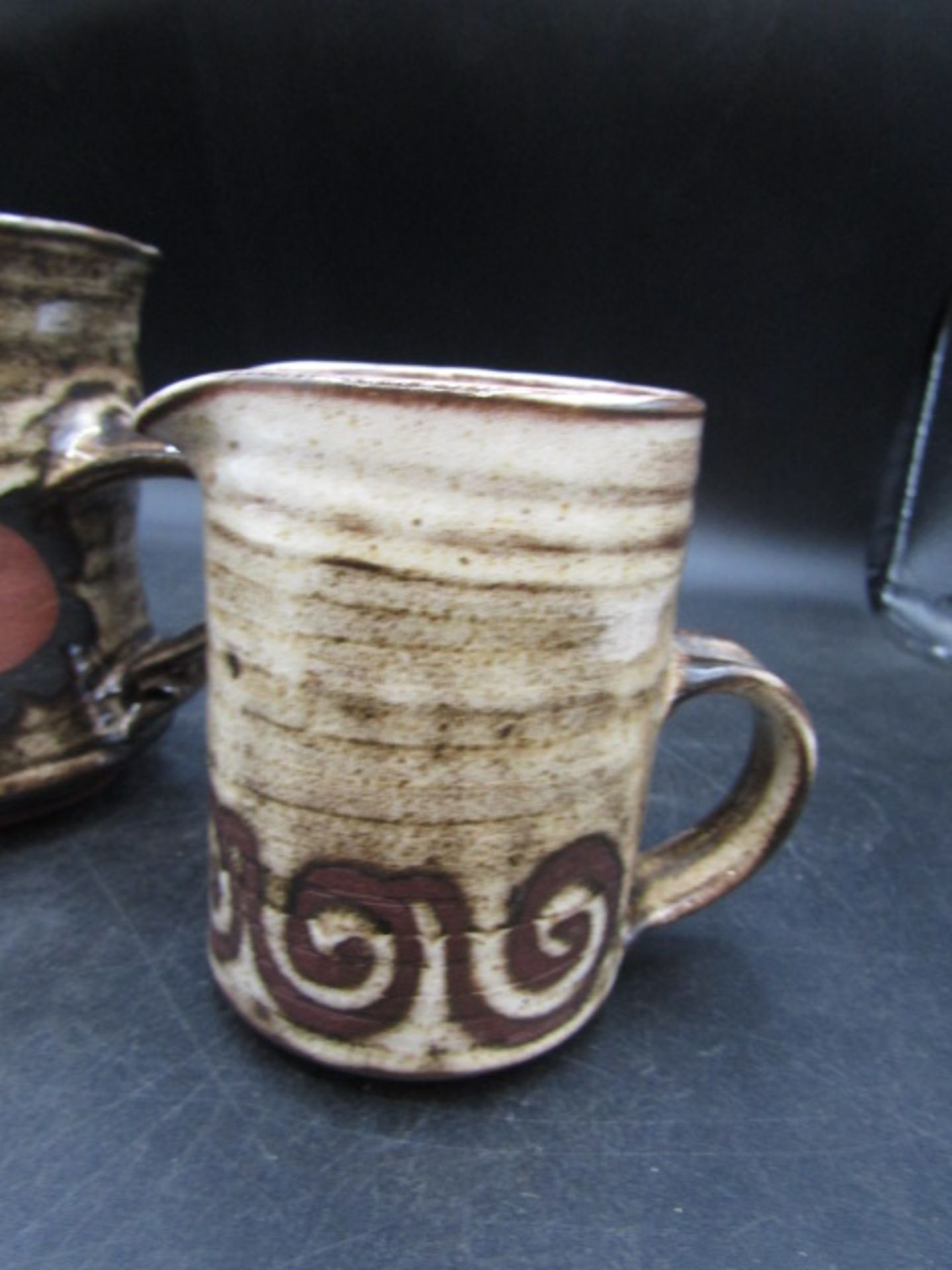 Briglin Pottery 2 vases, mug and milk jug - Image 3 of 6