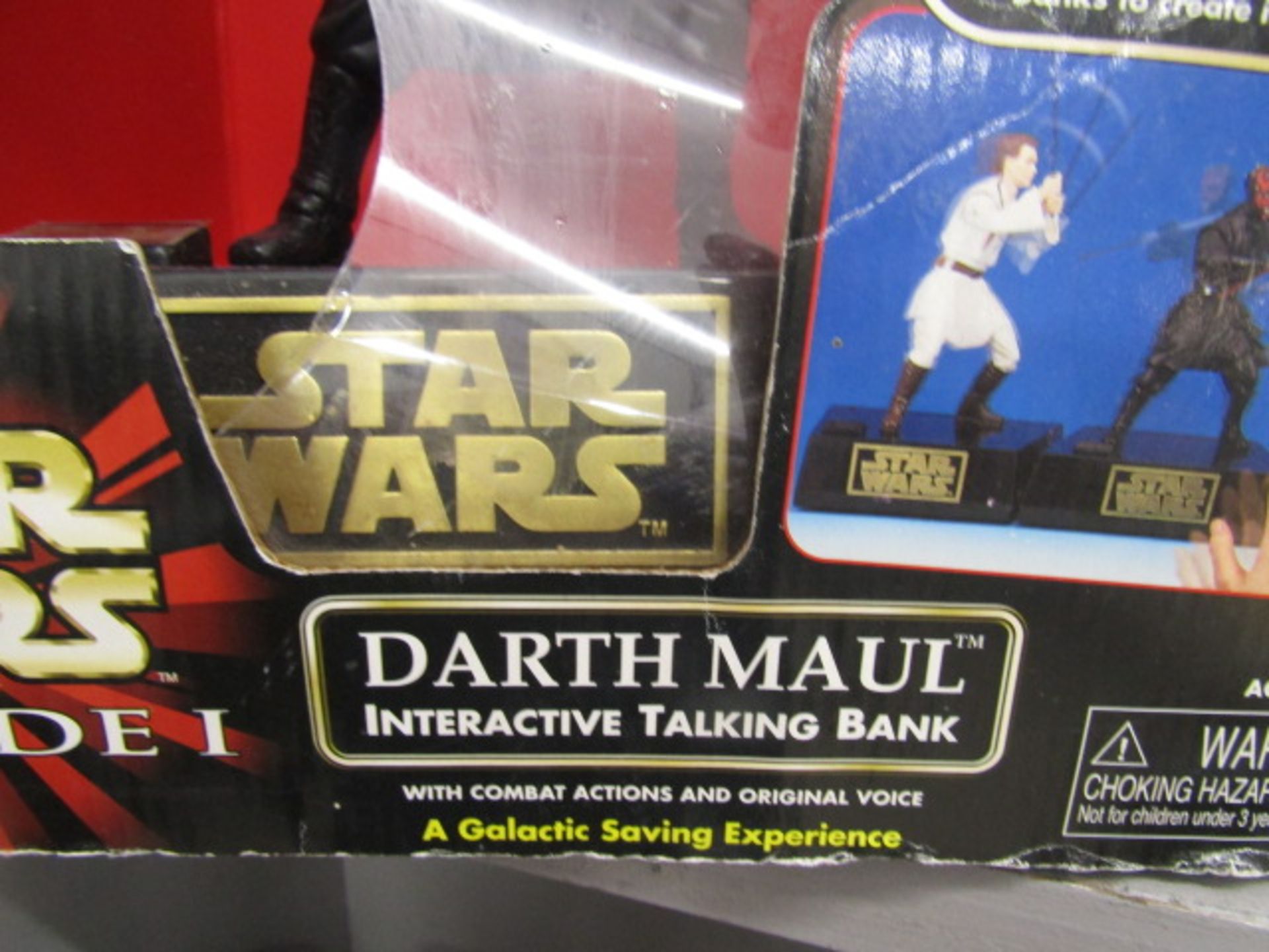 Star Wars Darth Maul talking bank in box  Box is slightly a/f - Image 3 of 3