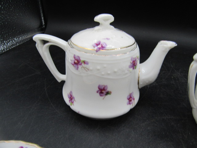 3 part tea sets inc art deco and child's - Image 4 of 12