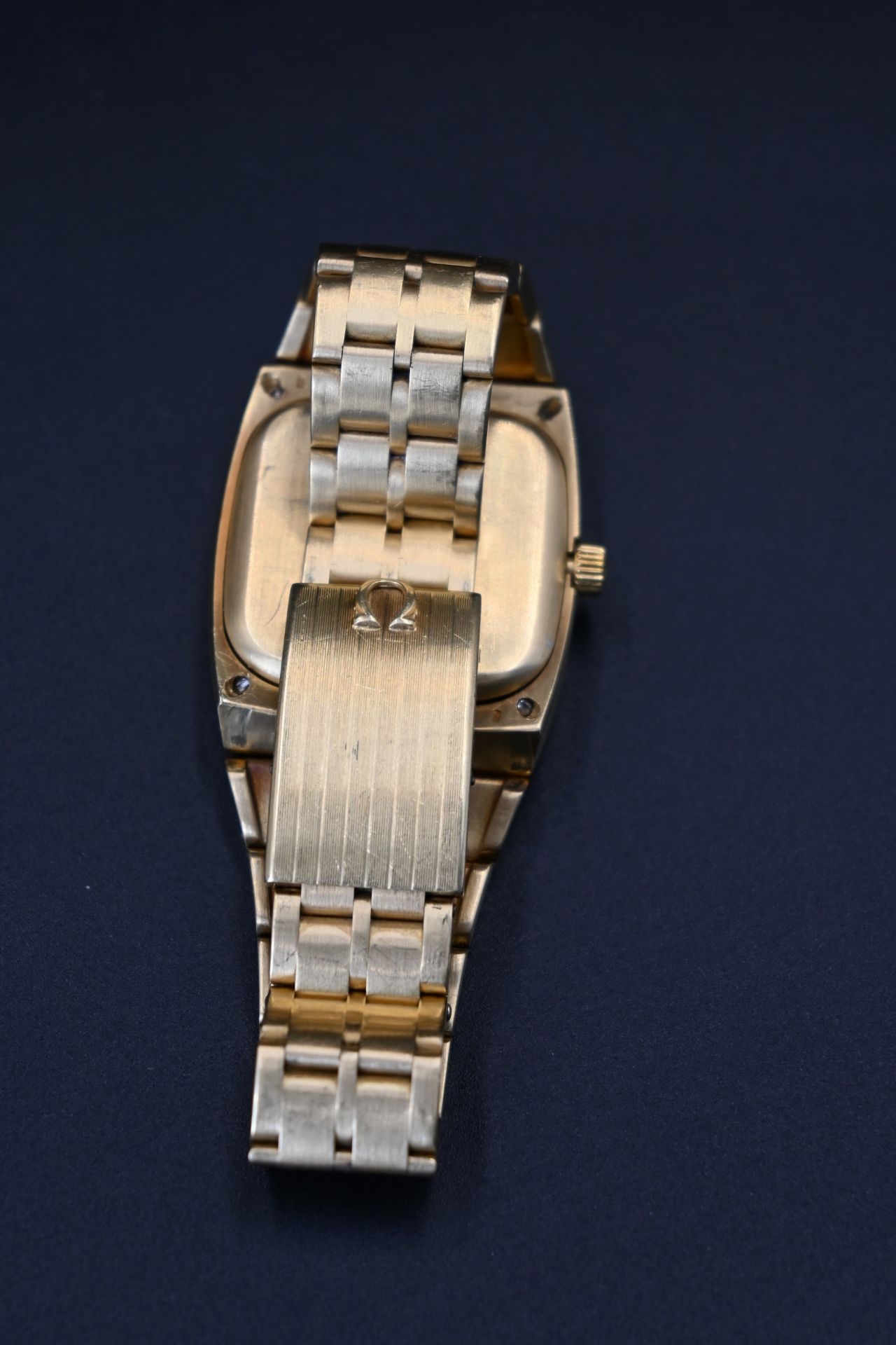 Gentleman's 1970's 18ct gold Omega Constellation automatic wrist watch, on an 18ct gold Omega - Image 4 of 5