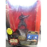 Star Wars Darth Maul talking bank in box  Box is slightly a/f