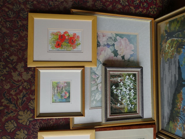 Framed paintings, prints and tapestries - Image 6 of 6