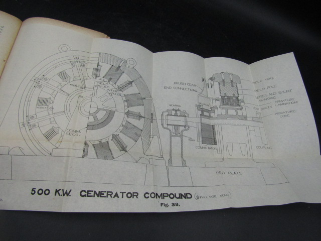 Elementary principles of the electric locomotives  book dated 1924 with fold out illustrations - Image 4 of 7