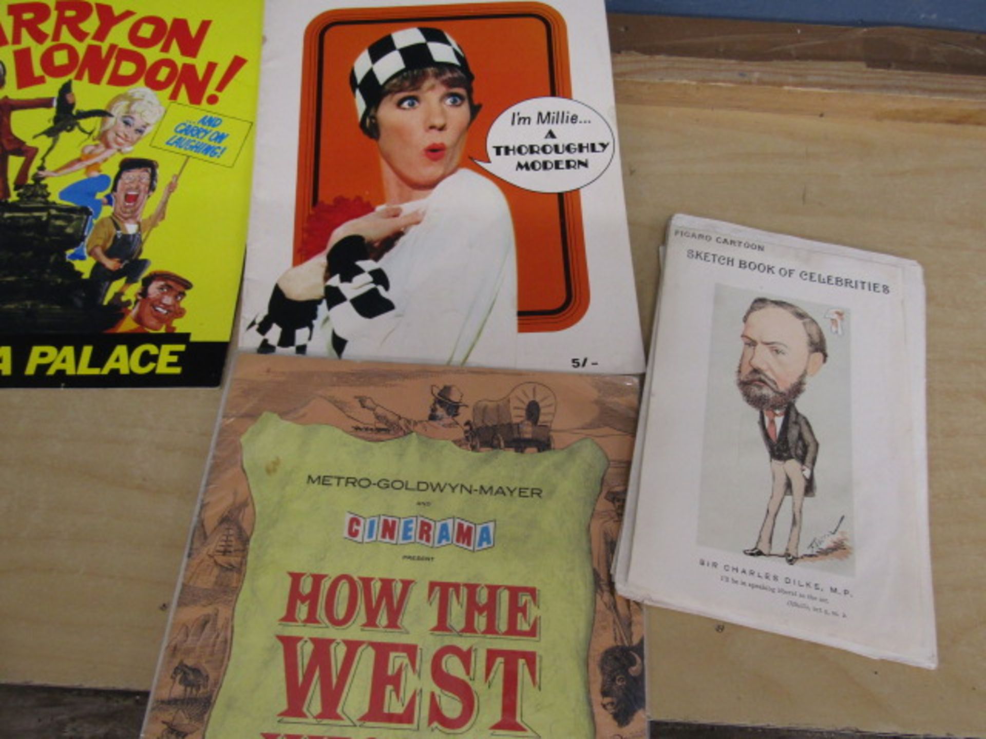 Souvenir brochures inc Carry On and a sketch book of celebrities - Image 3 of 8