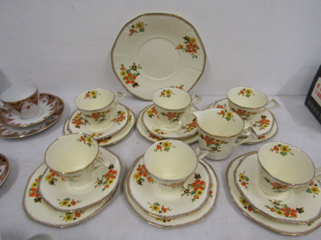 3 part tea sets inc art deco and child's - Image 11 of 12