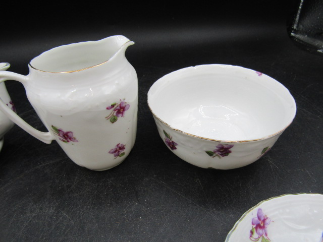 3 part tea sets inc art deco and child's - Image 5 of 12