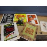 Souvenir brochures inc Carry On and a sketch book of celebrities