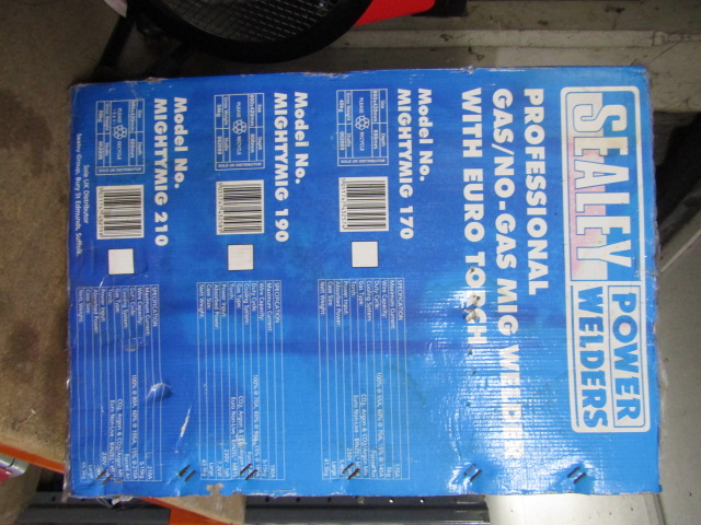 Sealey power welder Mightymig 170 as new in box. Torch accessory missing. - Image 2 of 6