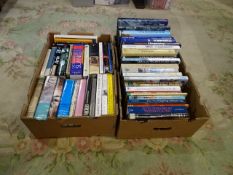 2 Boxes of mixed books