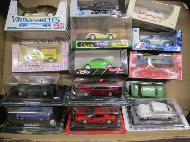 14 Die cast vehicles, boxed