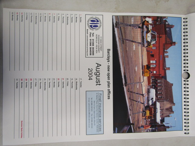 Downham Market Regeneration Blues 2004 calendar - Image 9 of 13