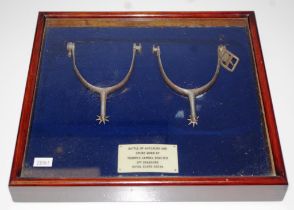 Battle of Waterloo framed Spurs 1815 Boulter