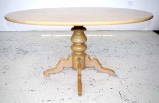Victorian style pedestal dining table