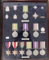 Boulter Family WWII medals & badges.