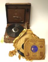 Lincoln portable 78 gramophone