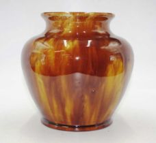 McHugh brown pottery vase
