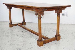 French oak Refectory table