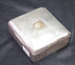 Rare Victorian sterling silver cigarette box