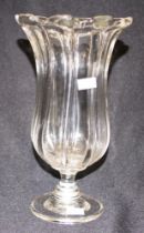 Early Victorian glass celery vase