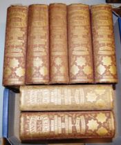 Seven Victorian era volumes of 'London Society'