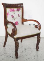 Napoleonic style armchair