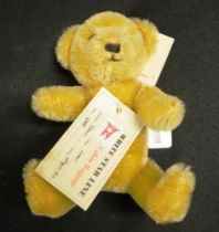 Merrythought white star line teddy bear