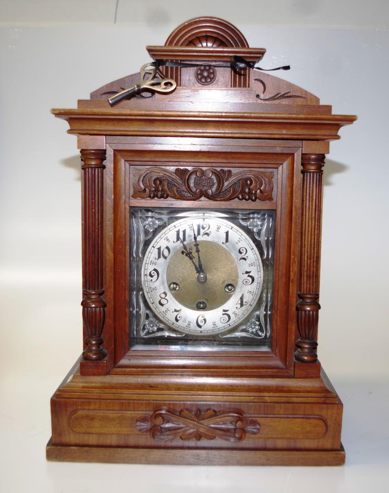 Antique Junghans bracket clock