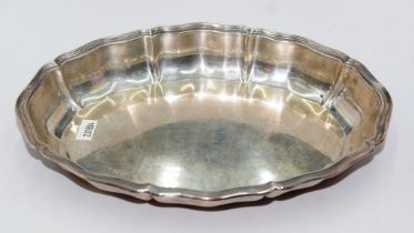 George VI sterling silver serving dish