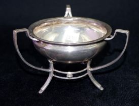 Edward VII sterling silver footed bowl