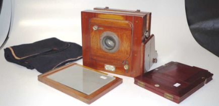 Antique full plate camera