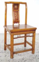 Vintage Chinese inlaid chair