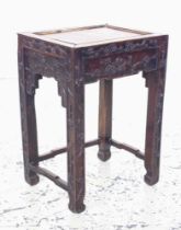 Chinese carved hardwood table