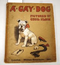 Rare 1905 volume 'A Gay Dog' by Celil Aldin