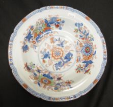 Victorian Spode hand painted stone china bowl