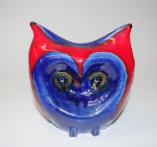 West German owl form ceramic money box