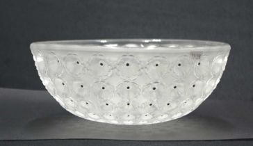 Lalique France "cactus" crystal bowl