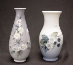 Two Royal Copenhagen vases