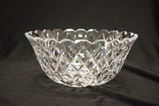 Large Waterford crystal fruit bowl