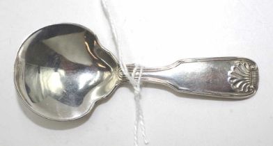 George IV sterling silver caddy spoon